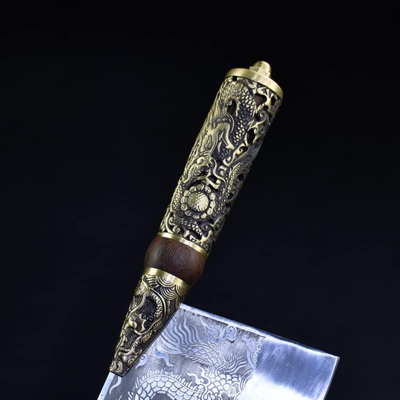 Miniatura 4 de Meat knife Cleaver, 8inch Hand Forged Meat Cleaver Sharp Blade Kitchen Knife China Longquan Kitchen Knife Kitchen Slicing Knife Cooking Tools (Size