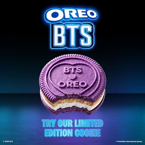 Image of OREO BTS Sandwich Cookies, Limited Edition, 10.68 oz
