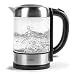 Molla Púro Cordless Glass Electric Water Kettle, Ultra Premium SCHOTT Glass