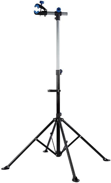 AYNEFY Bike Maintenance Repair Stand, Upgraded Folded Cycle Repair Workstand Home Mechanic Adjustable Rack for Dutch Bike Trekking Bicycle Racing Bike City Cycle Touring Bike MTB