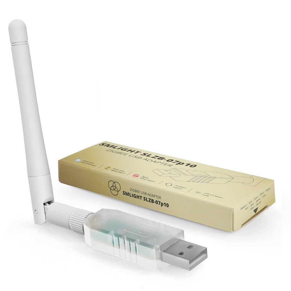 SLZB-07P10 Zigbee 3.0 Coordinator Thread/Matter Mini USB Adapter Funktioniert mit Zigbee2MQTT, Home Assistant, ZHA