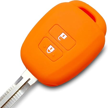 Amazon Ikt トヨタ車用 キーレスキー用シリコンカバー 2ボタン オレンジ シエンタ ヴィッツ サクシード ラクティス ルミオン ハイエース アクア ノア ヴォクシー など 専用設計でピッタリサイズ 傷防止に最適 さらさらシリコンで手触り快適 Toyota車用 Tks