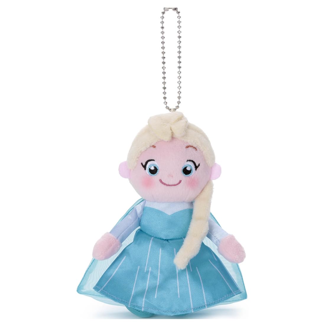 Takara Tomy Disney Frozen Elsa Petite Pop Ball Chain Mascot Plush Japan