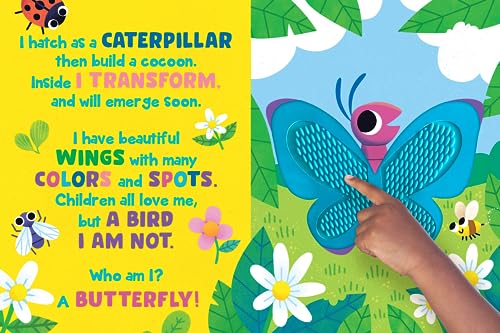 Image of Little Hippo Books Who Am I? In the Garden Children's Books Ages 1-3 | Touch and Feel Books for Toddlers 1-3 & Baby Books | Best Kid's Books and Board ... Books and Sensory Books with Animals