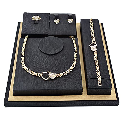 Giffor Jewelry Set 14K Gold Filled Necklaces Sets For Women Earrings With Bracelets Gifts3