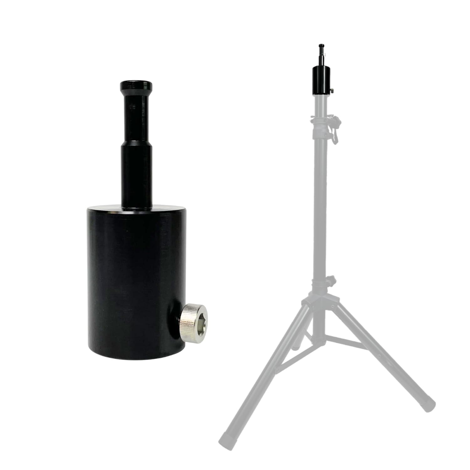 Glide Gear SPA 200 Adapter – Convert Speaker Stand to C-Stand – 1/4-20 Mount, 1.41" Diameter, Aluminum Build