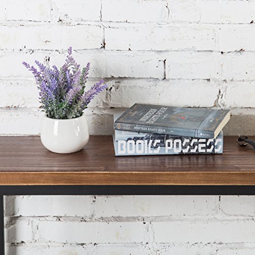 Mygift Tabletop Fake Plants Decor Artificial Lavender Fake Flowers Fro Decoration In White Round Ceramic Planter #TOP1