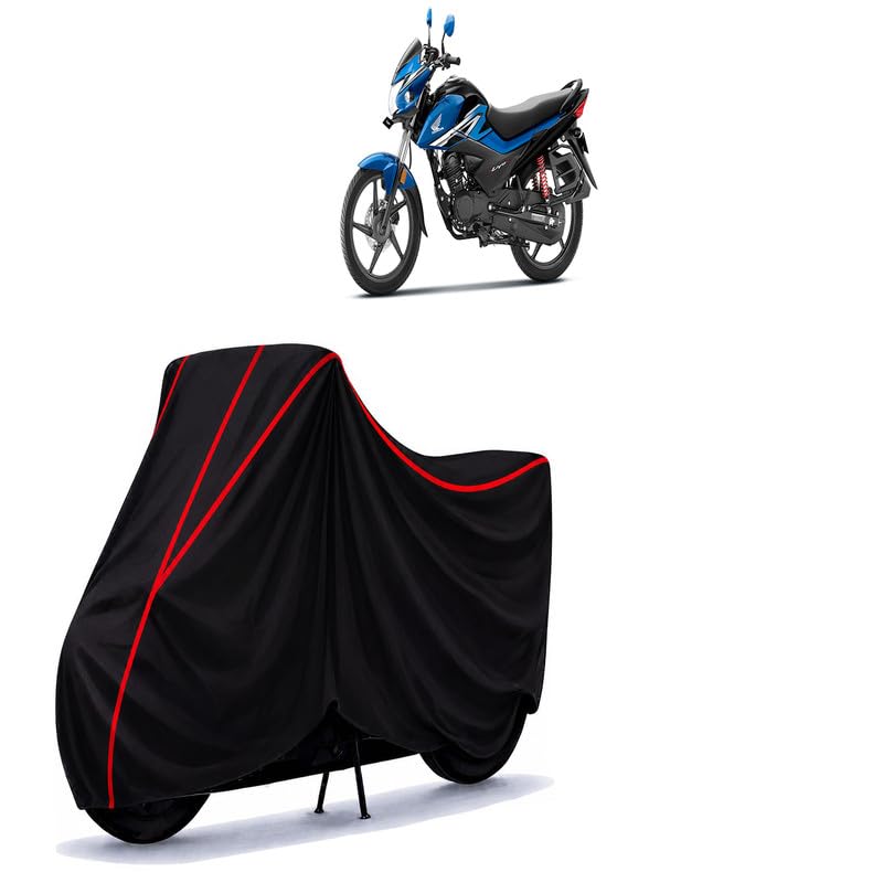 Image of Livo 110 BS6 Water Resistant Bike Cover for All Motorcycles & Rain | Heavy Duty Taffeta Fabric | UV Protection, Dustproof, Scratchproof | All Weather Two Wheeler Body Cover with Elastic Bottom