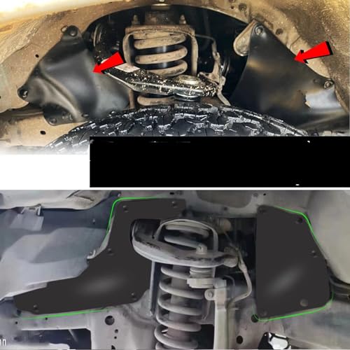 Sello protector para Toyota Hilux 2004-2015 con aislamiento total contra salpicaduras 5