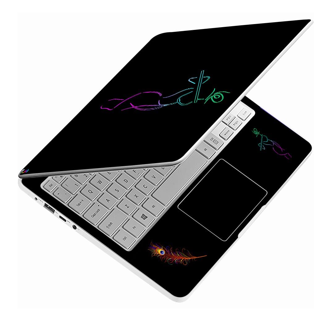 Glossy Designs Full Body Laptop Skin Upto 15.6 inch Sticker Compatible for Dell/HP/Lenovo/Acer/Sony All Laptop Size Upto 14 to 15.6 Inch - Krishna (B0B4WTP33L) Amazon Price History, Amazon Price Tracker
