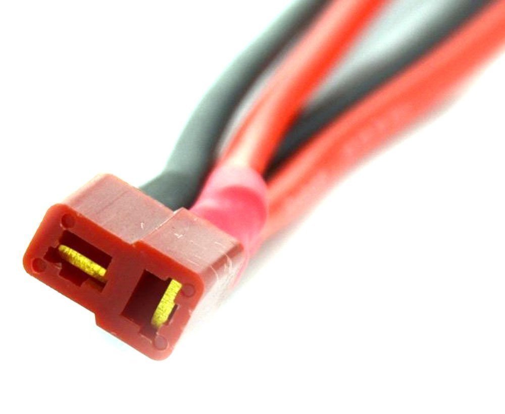 YUNIQUE RC-Verbindungskabel – 3 Paar, 14AWG, Deans-Stecker, 10 Cm, Rot