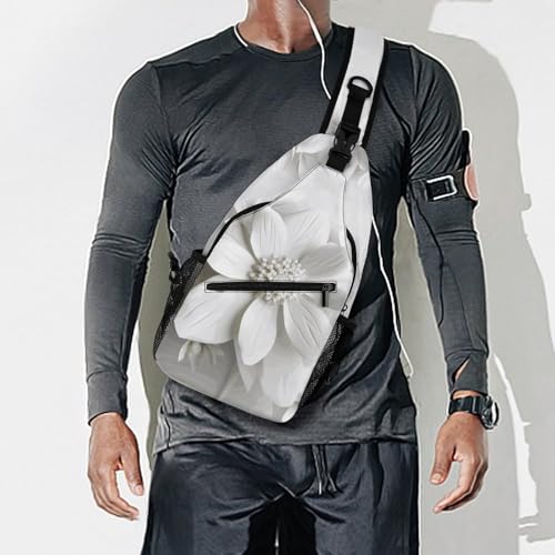 Bolso cruzado casual estilo floral para mujer y hombre miniatura 7