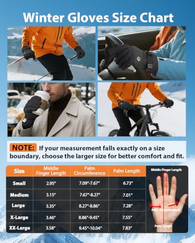 Pixel Panda 3M Thinsulate Waterproof Winter Gloves - image 6