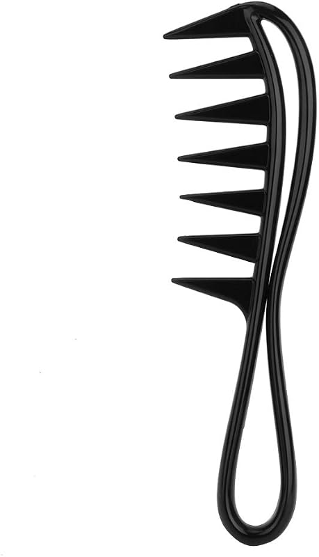 Wide Tooth Shark Comb, 2Pcs Salon Wide Teeth Comb Large Teeth Comb Comb Plastic Curly Hair Massage Hairdressing Combs for Hair Styling Tool