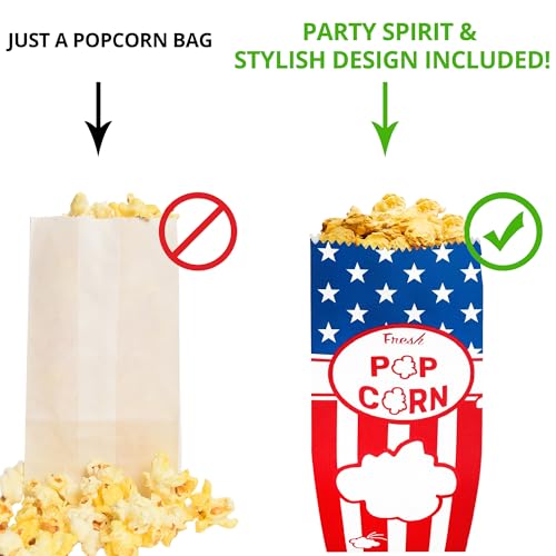 Image of CUSINIUM 1oz Multicolor Paper Bags (100-pack) - Carnival Theme - Customizable