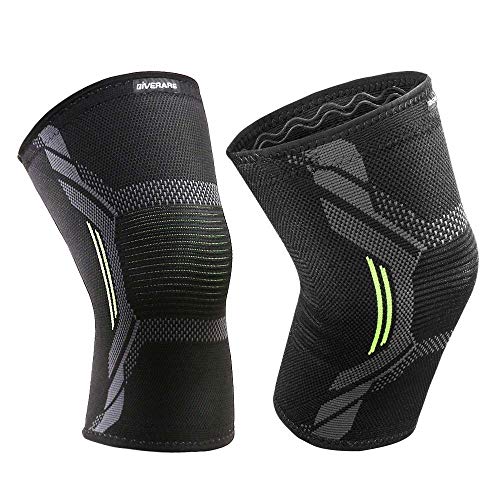 GIVERARE 2 Pack Knee Brace, Professional Knee Sleeve, Premium Knee Compression Sleeve, Knee Support for Men&Women Meniscus Tear, Arthritis, Joint Pain Relief, Hiking, Running, Weightlifting, Workout-S GIVERARE 2 Pack Knee Brace, Professional Knee Sleeve, Premium Knee Compression Sleeve, Knee Support for Men&Women Meniscus Tear, Arthritis, Joint Pain Relief, Hiking, Running, Weightlifting, Workout-S
