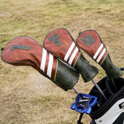 Craftsman Brown Leather Head Covers