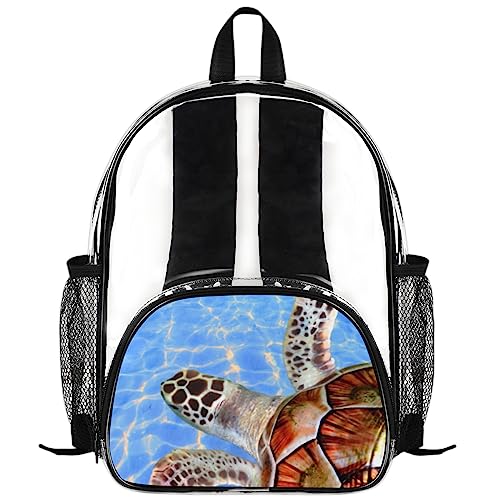 Sac à dos transparent imperméable pour enfants petit sac d'école multicolore 11.7L