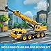 Mould King 17058 City Mobile Crane Truck Toy Building Set, Construction Vehicle Model Blocks Kit for Adults, Toys Gifts for Kids Children, Playset for Boys and Girls Ages 8+(997 Pieces)