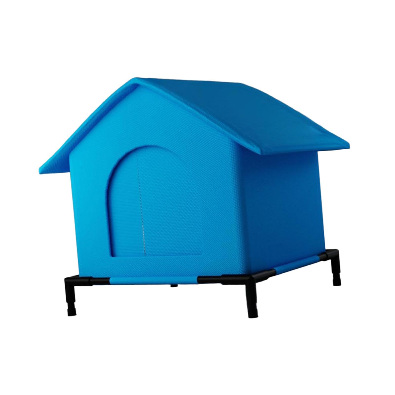 Milageto Niche pour Chat d'Extérieur Imperméable et Chaude, Abri pour Chats Errants avec Isolation Hivernale, Maison en Tissu Oxford Résistant, Pieds Surélevés Anti-Humidité, pour Jardin et Terrasse