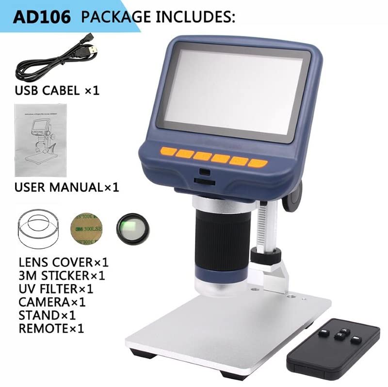 Microscopio digitale USB accessori per telefono - microscopio da laboratorio con imaging ad alta risoluzione e connettività facile