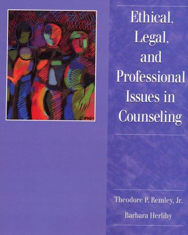 Amazon.com: Ethical, Legal, and Professional Issues in Counseling ...