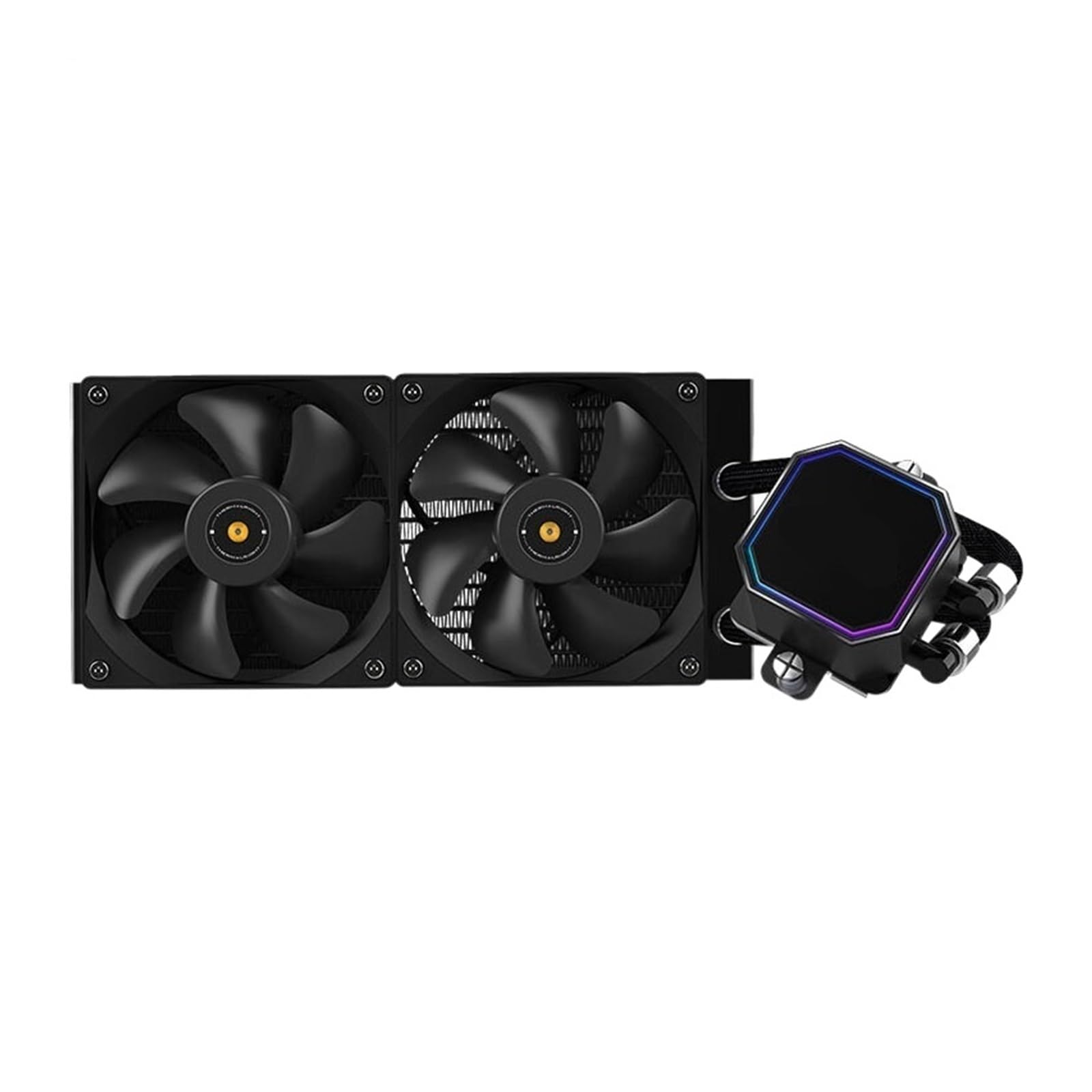 Watercooling tout-en-un haut de gamme avec couvercle magnétique amovible noir