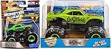 Small Big Wheels Monster Jam Action Hot Wheels Gas Monkey Truck 1:64 Scale Crushable Car Version & Big Green Gas Monkey Garage Truck 1:24 Bundle