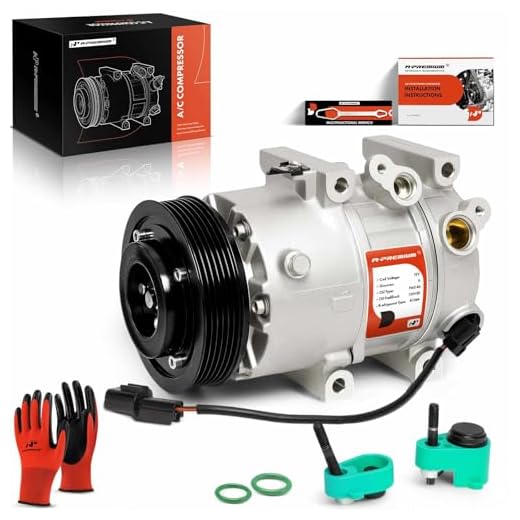 A-Premium Air Conditioner AC Compressor with Clutch Compatible with Hyundai Sonata 2011-2014 & Kia Optima 2011, 2.0L 2.4L