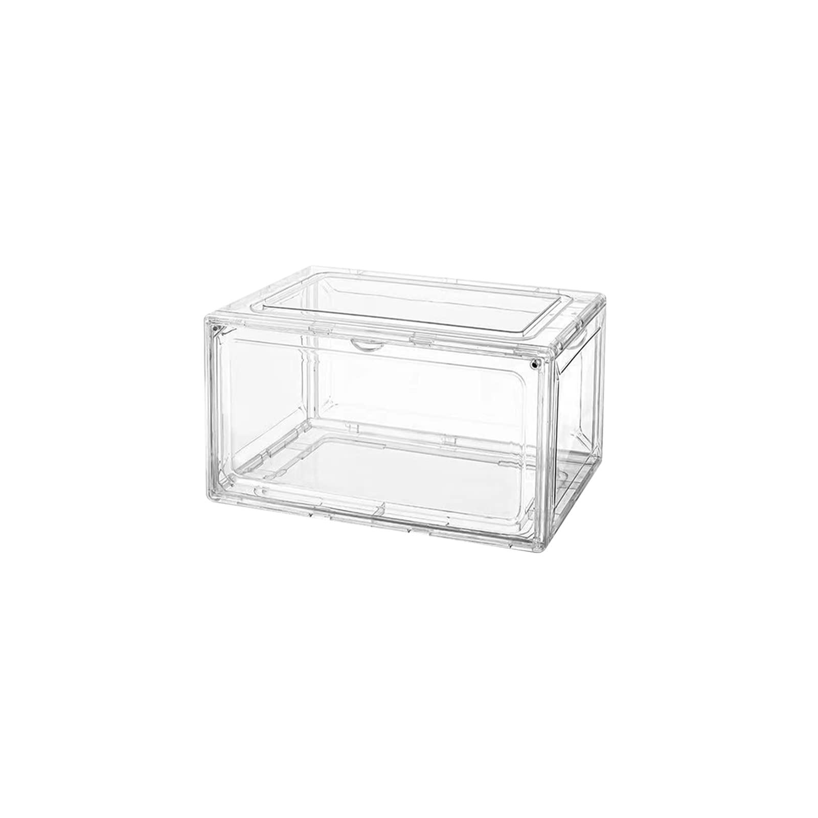 Ergocar Caja de Zapatos de Plástico Transparente, Apilable Caja Almacenaje, Organizador de Cajas de Almacenamiento de Zapatos, Caja de Almacenamiento para Accesorios y Otros Objetos