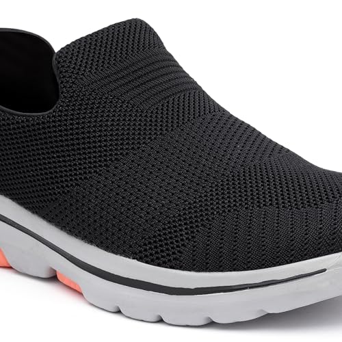 Image of Action | Athleo | ATG-487 | Men's | Slip-On | Walking | Shoe | Comfortable | Lightweight | Breathable | Durable | Sports | Shoes