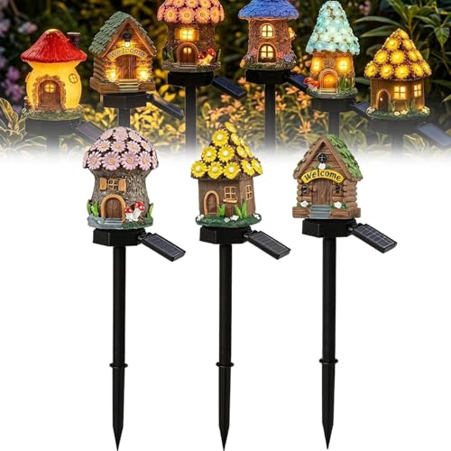 Lámpara LED impermeable con encendido automático para decoración exterior de chalés