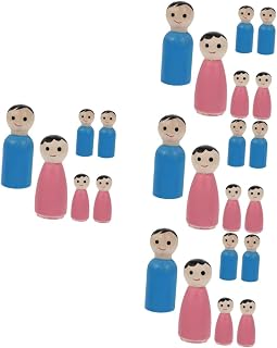 UPKOCH 40 Piezas Modelo De Muñeca De Madera Micro Paisaje Decoración De Muñecas DIY Graffiti Muñecas Juguetes Mini Muñecas Adornos Para Niños Muñecas Para Niñas Muñecas Para Niños