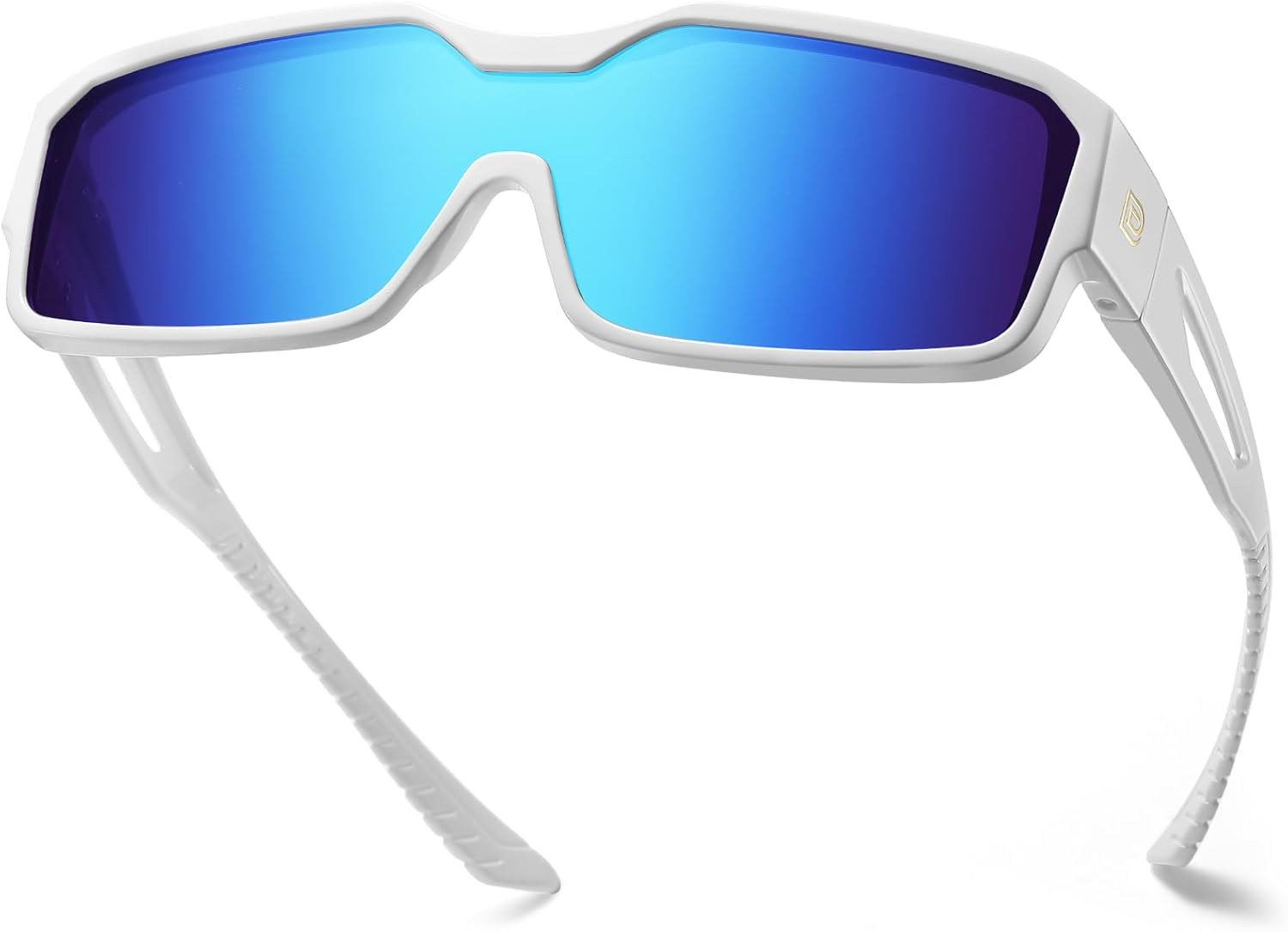 DUCO Sports Polarized Fit Over Sunglasses for Men Women Wrap Around Wear Over Glasses for Cycling Fishing