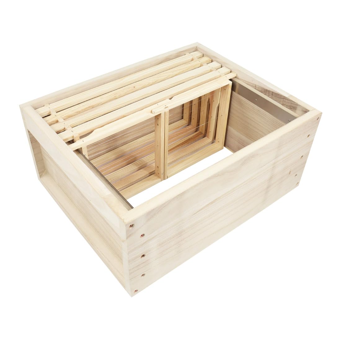 10x Steckrähmchen Mini Plus im Zander Format (268 X 220 mm) für Königinnenzucht Imkerei Imker