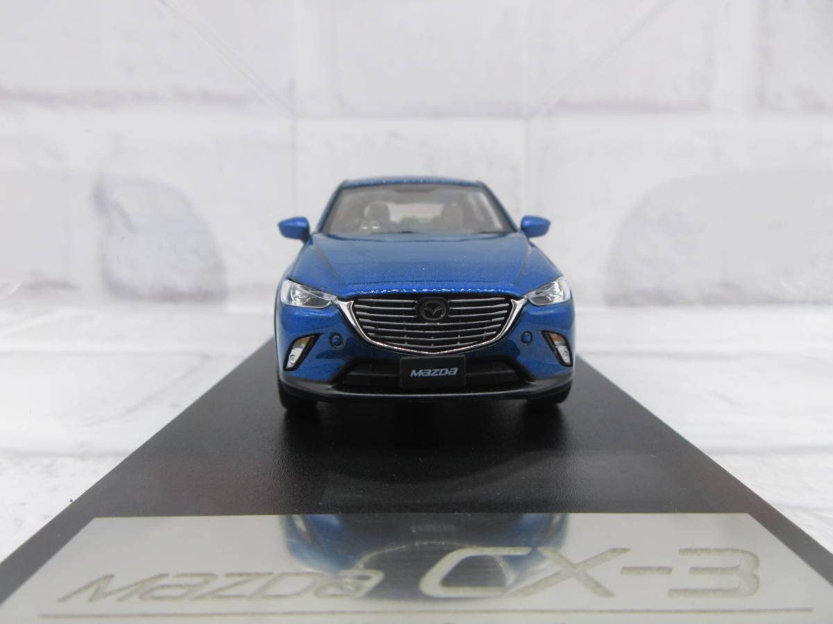 MAZDA モデルカー cx−3 ダイナミックブルーマイカ ミニカー 1/43 マツダ CX-3 ダイナミックブルーマイカ ディーラー正規