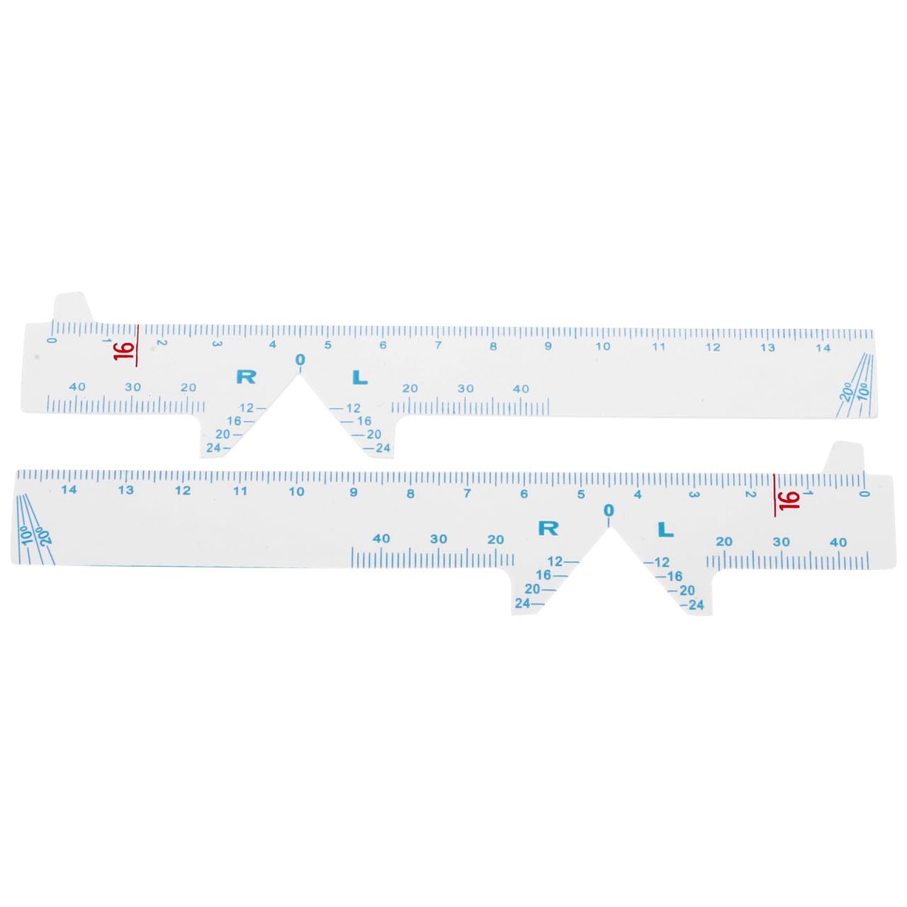 iplusmile 2pcs Pupil Distance Ruler Optical Pupil Distance Meter Eye Care Tool Measuring Pupil Distance Meter Portable Pupillometer Measuring Pupillometer Soft Ruler Pvc Glasses