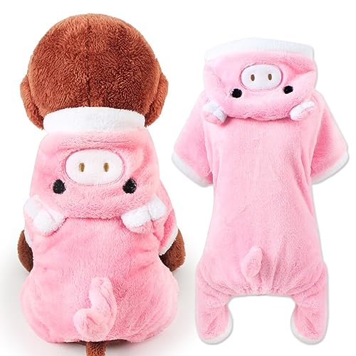 Disfraz pequeño de cerdo para perro, talla M miniatura 5