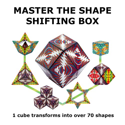 Image of Shashibo Grateful Dead Magnetic Puzzle Cube, Stress Relief Fidget Toy