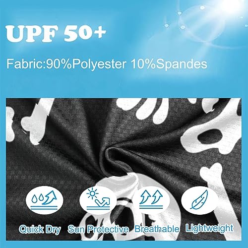 Image of CaTaKu Boys Swim Shirt Toddler Rash Guard Long Sleeve Swimsuit for Boys Girls UPF 50+ 3-12T