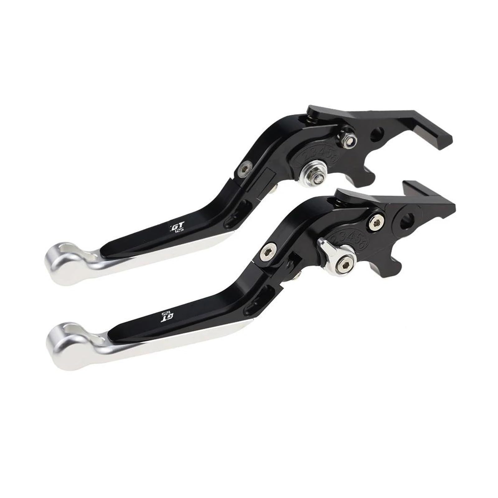 Lgldamuhx K Handlebar Clutch Brake Lever For Sr Gt 125 For Sr Gt125 2021-2023 Clutch Levers Folding Extendable Brake Handles