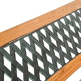 TecTake Gartenbank Parkbank Holz – Diverse Modelle – („Tamara“ 127 x 51 x 73cm | Nr. 401423) - 5