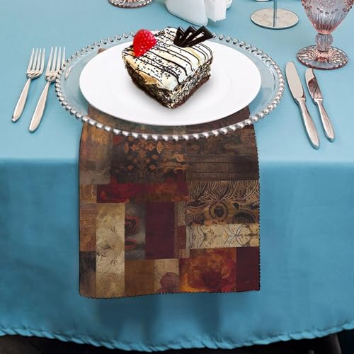 Servilletas de Tela con Patrón Patchwork 4 Piezas miniatura 4