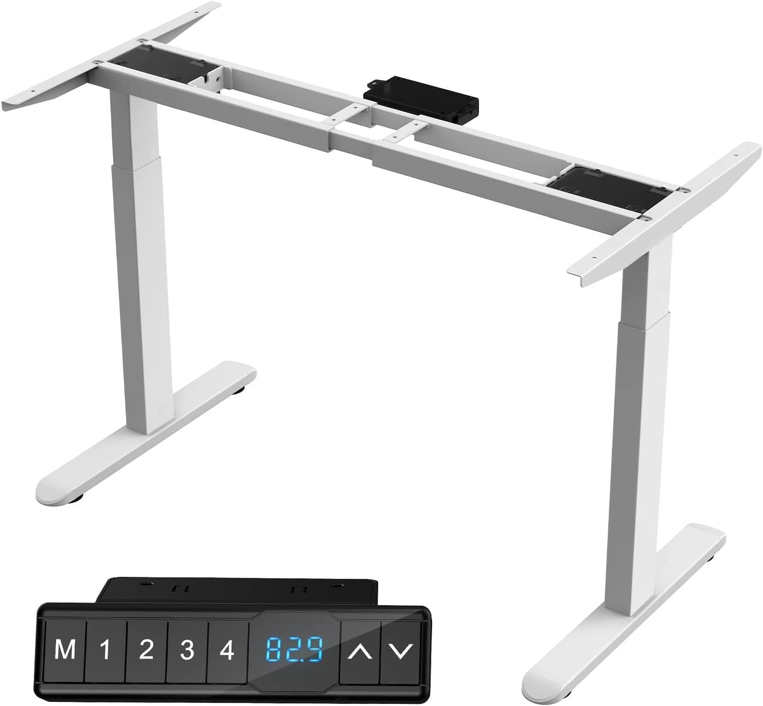 ADOFFUR Dual Motor Electric Standing Desk Height Adjustable Desk Frame