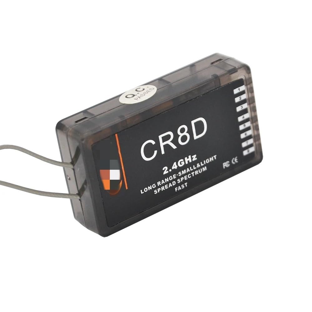 Receptor CR8D 2,4 GHz 8 Canales Compatible con módulo DSSS CT8F/CT8J /CT8Z/CT3F/ V2