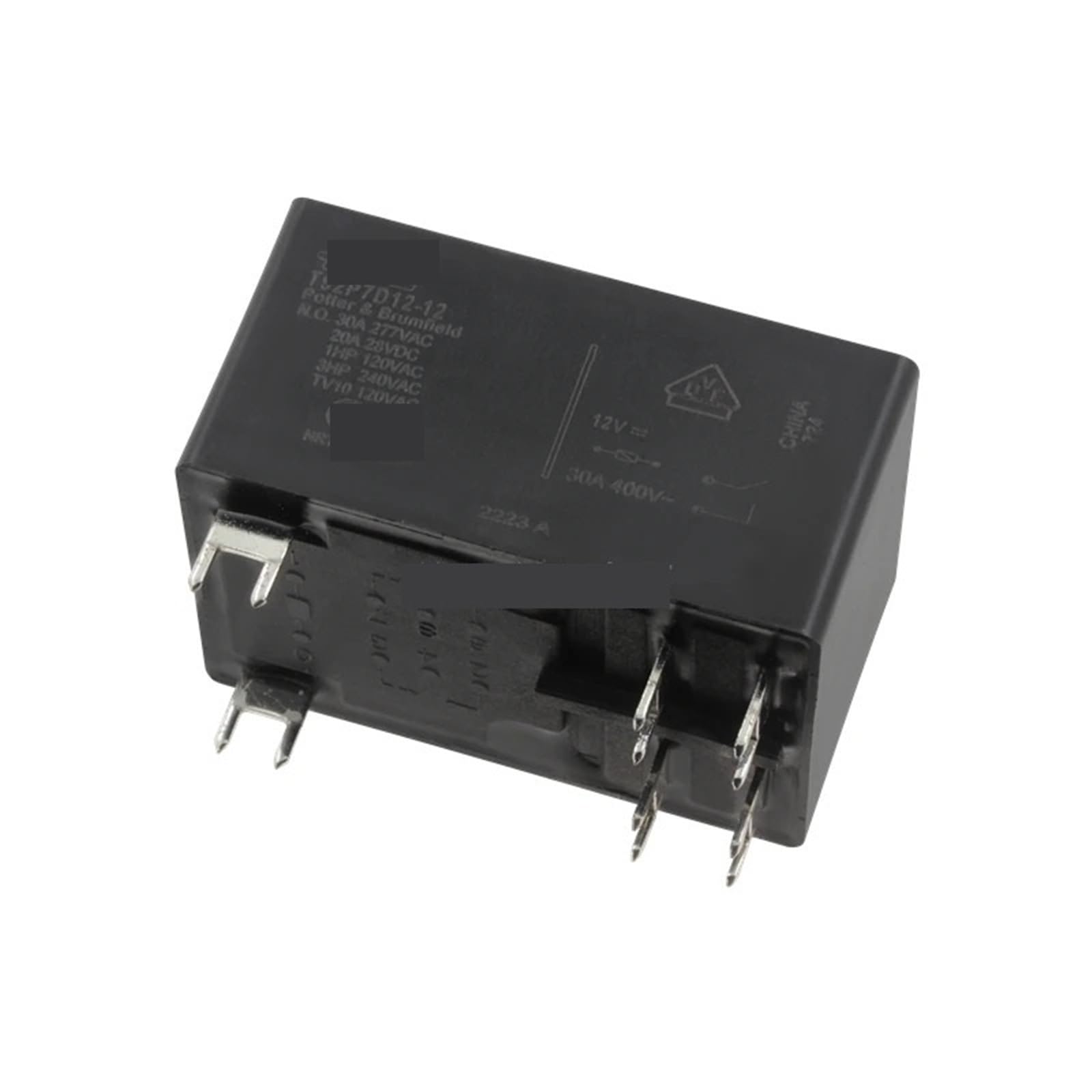 Relé T92P7D12-12 interruptor electromagnético resistente para circuitos de potencia 12V 3