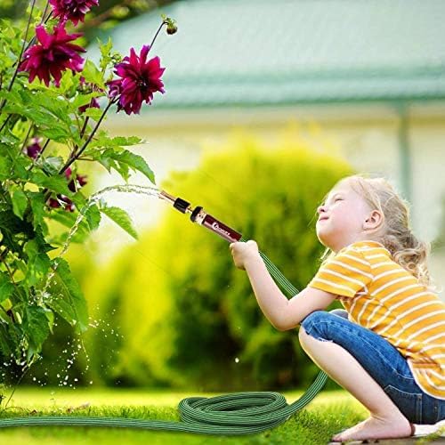 Miniatura 6 de Persevere Manguera de jardín ligera, sin torceduras, manguera de riego suave para regar césped, patio, jardín, lavado de autos y limpieza del hogar