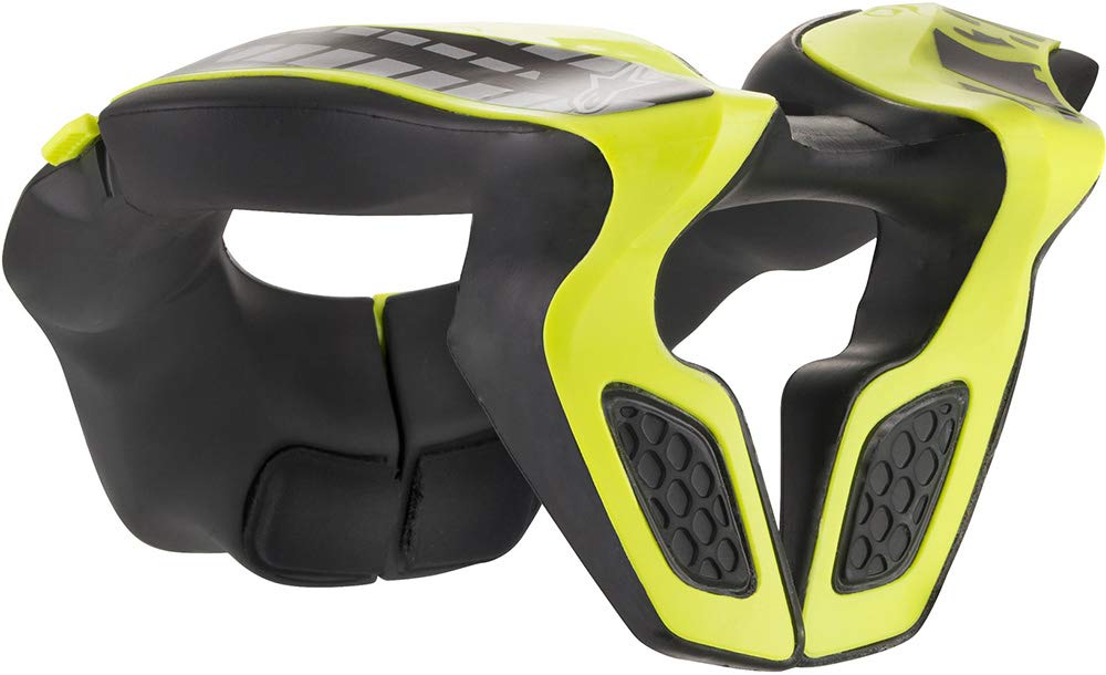 Alpinestars Youth Neck Support Negro Amarillo Fluo Os