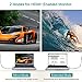 USB C to HDMI Cable Adapter (4K@60Hz) 6Ft USB Type C to HDMI Cable Braided Nylon Thunderbolt 3 Compatible with MacBook Pro/iPad Pro/MacBook Air 2018/iMac 2017/Surface Book 2/Samsung Galaxy S10/Note 9