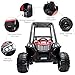 Aosom 12V Kids UTV, Battery Powered Electric Ride on Car with Music, Lights, MP3/USB, Suspension System & Remote Control, Toy Vehicle for Boys and Girls, Red